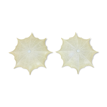 Pair of Cocoon wall lamps 60 cm
