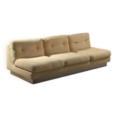3-seater sofa Charpentier Ecru fabric