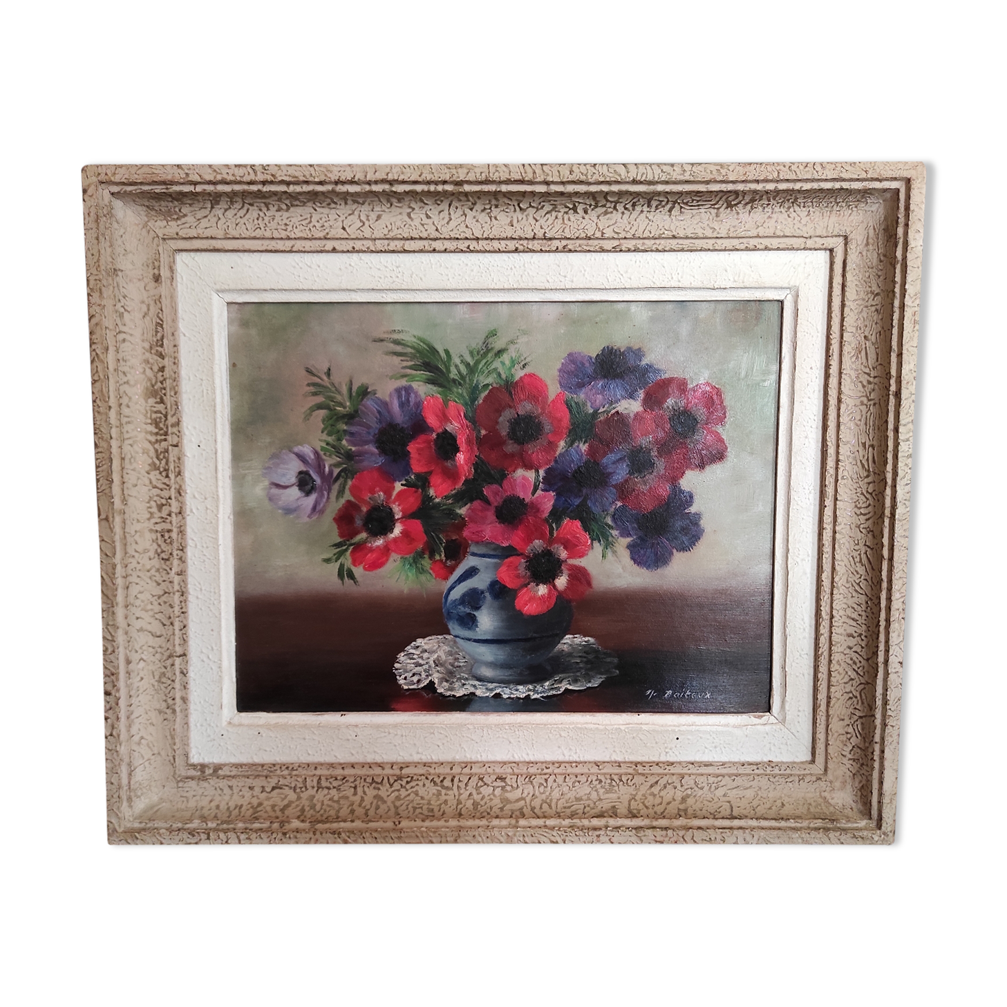 Painting Anemones Auguste Boiteux