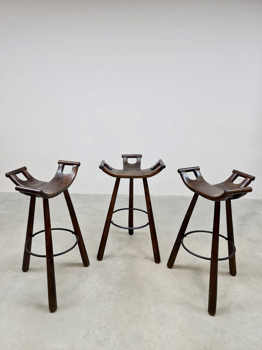 Vintage Spanish barstools 'Brutalism'