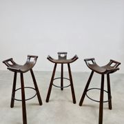 Vintage Spanish barstools 'Brutalism'