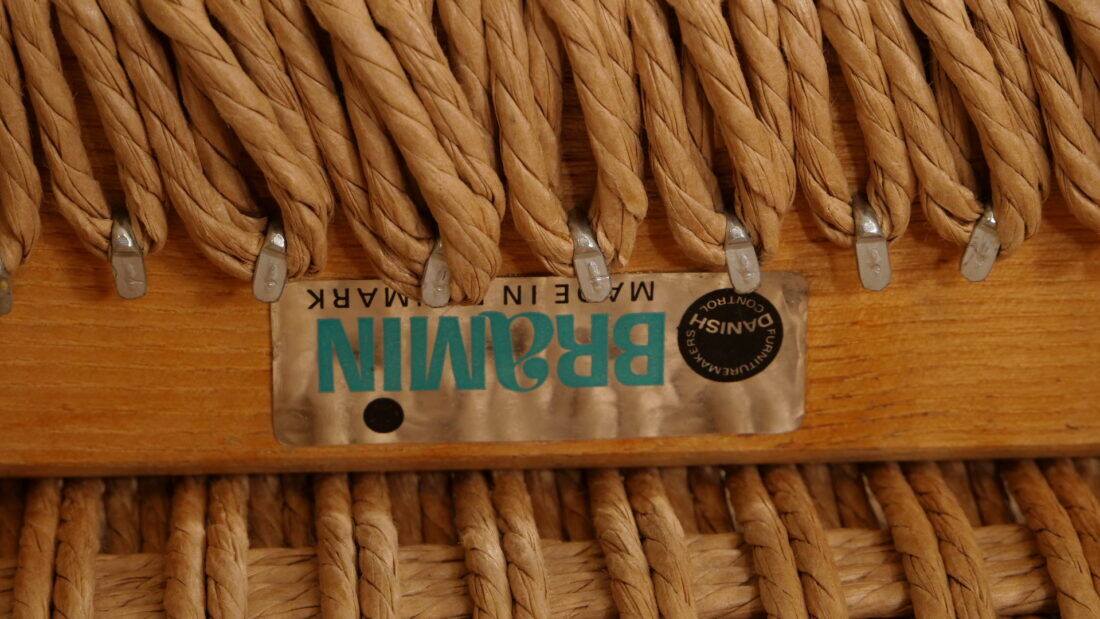 4 x dining chair | Bramin | H.W. Klein | Soaped oak | Restored