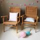 Se of Vintage rattan armchair
