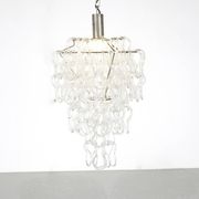 Giogali chandelier by Angelo Mangiarotti for Vistosi, Italy 1970s.