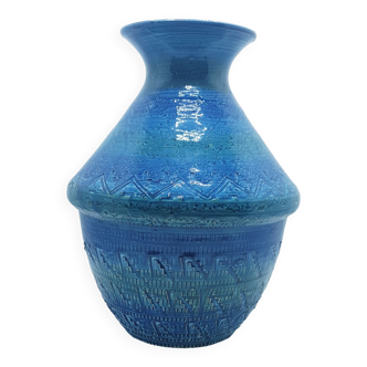 Vase en poterie des années 1970
