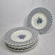 Set of six hollow plates "English style" Lunéville