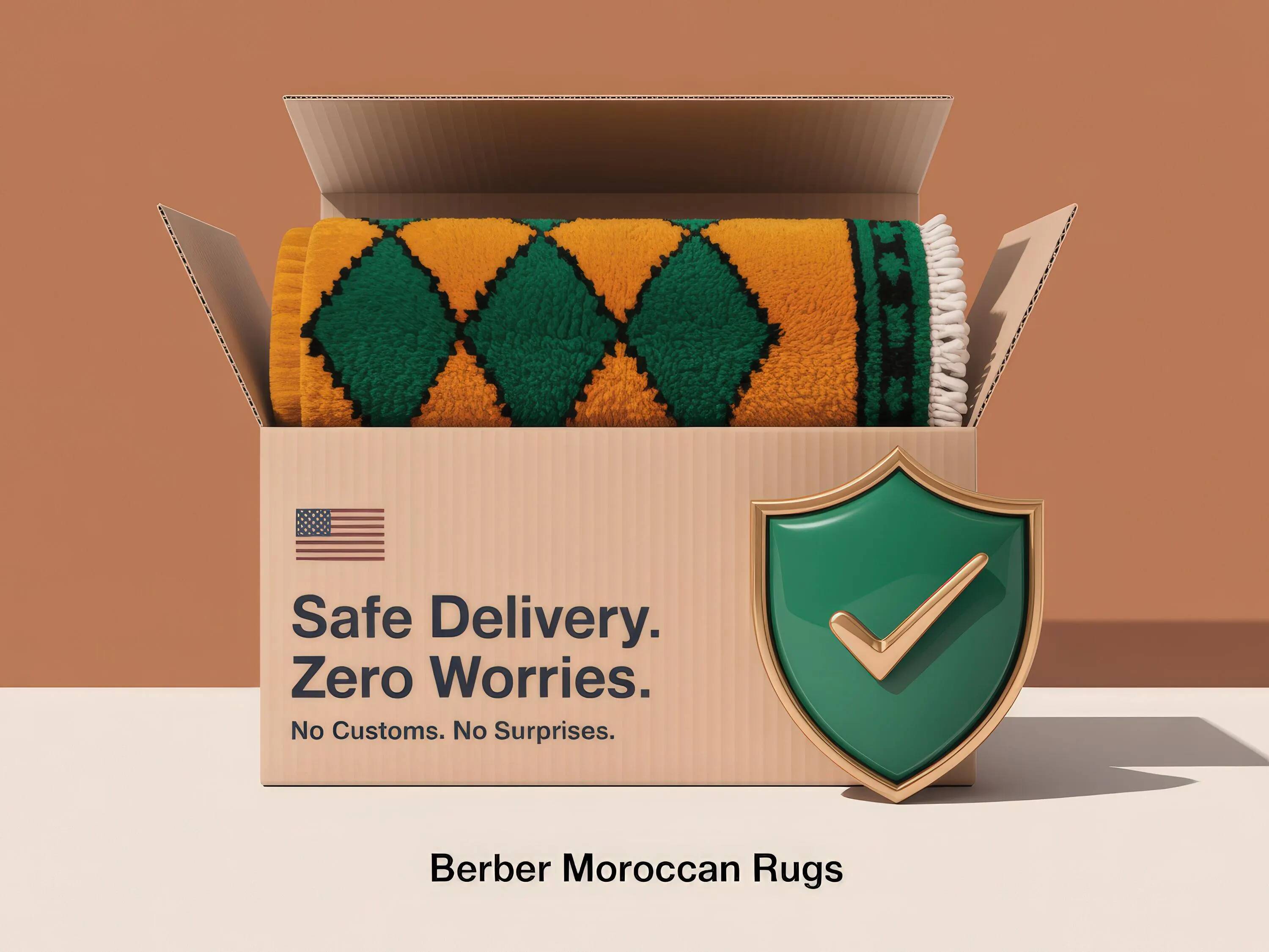 Handmade Moroccan rug 2.5 x 1.5 m