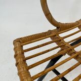 Vintage rattan chair by Dirk van Sliedregt Rohe Noordwolde 1960 in the Netherlands
