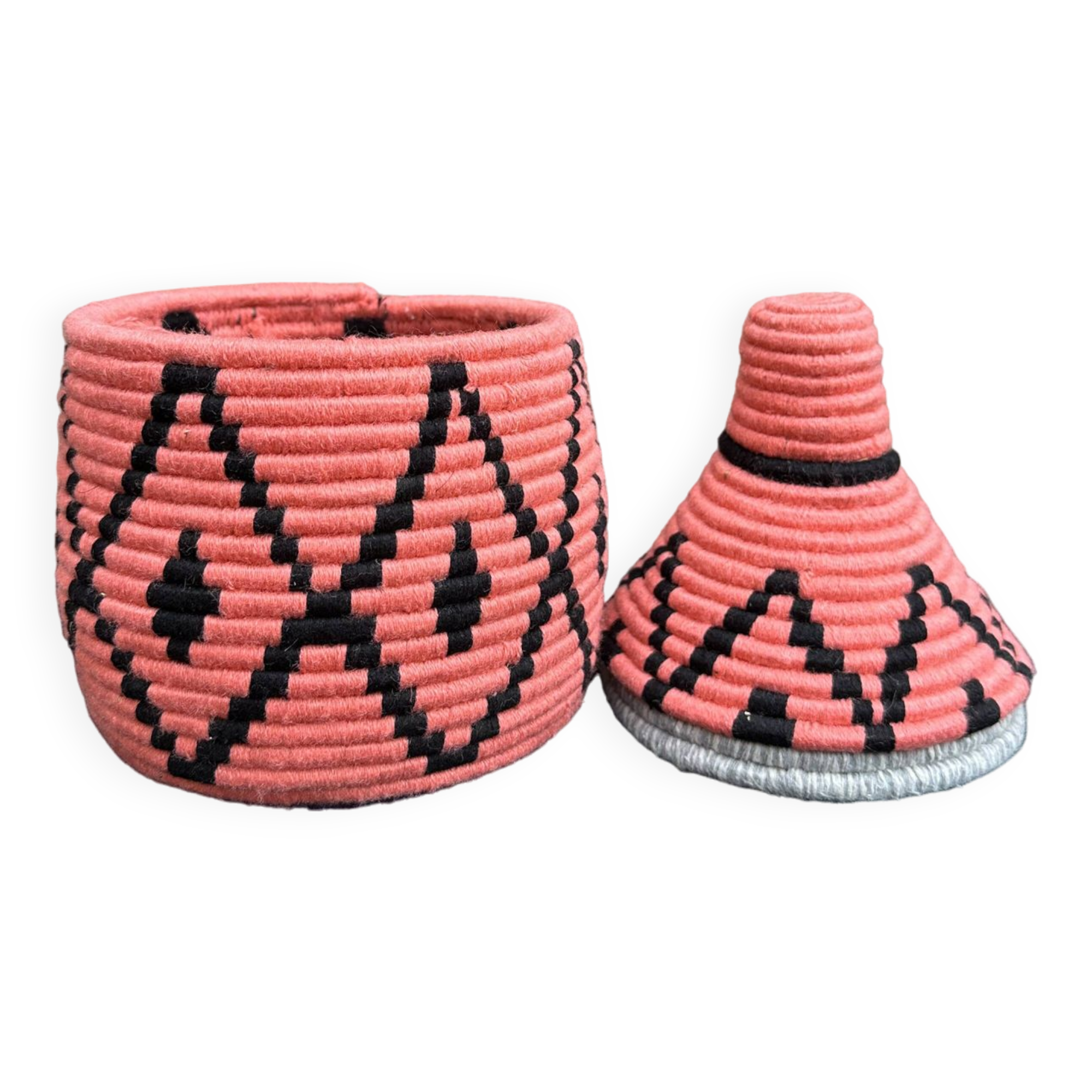 handmade, Moroccan basket, African basket, woven bowl, wall basket.