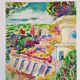 Pierre Lacroux (1909-1993) Gouache Cap Ferrat 28 September 79
