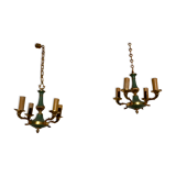 Pair of chandeliers