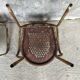 Pair of metal armchairs