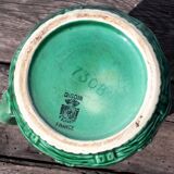 Pitcher digoin sarreguemines green