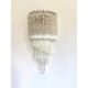 Set of Two Venetian "Quadriedro" Twist Murano Glass Wall Sconces