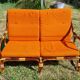2-seater bamboo bench