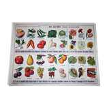 Poster school vintage MDI in the fields and garden 47 and 48