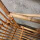 Paire de fauteuils en rotin vintage