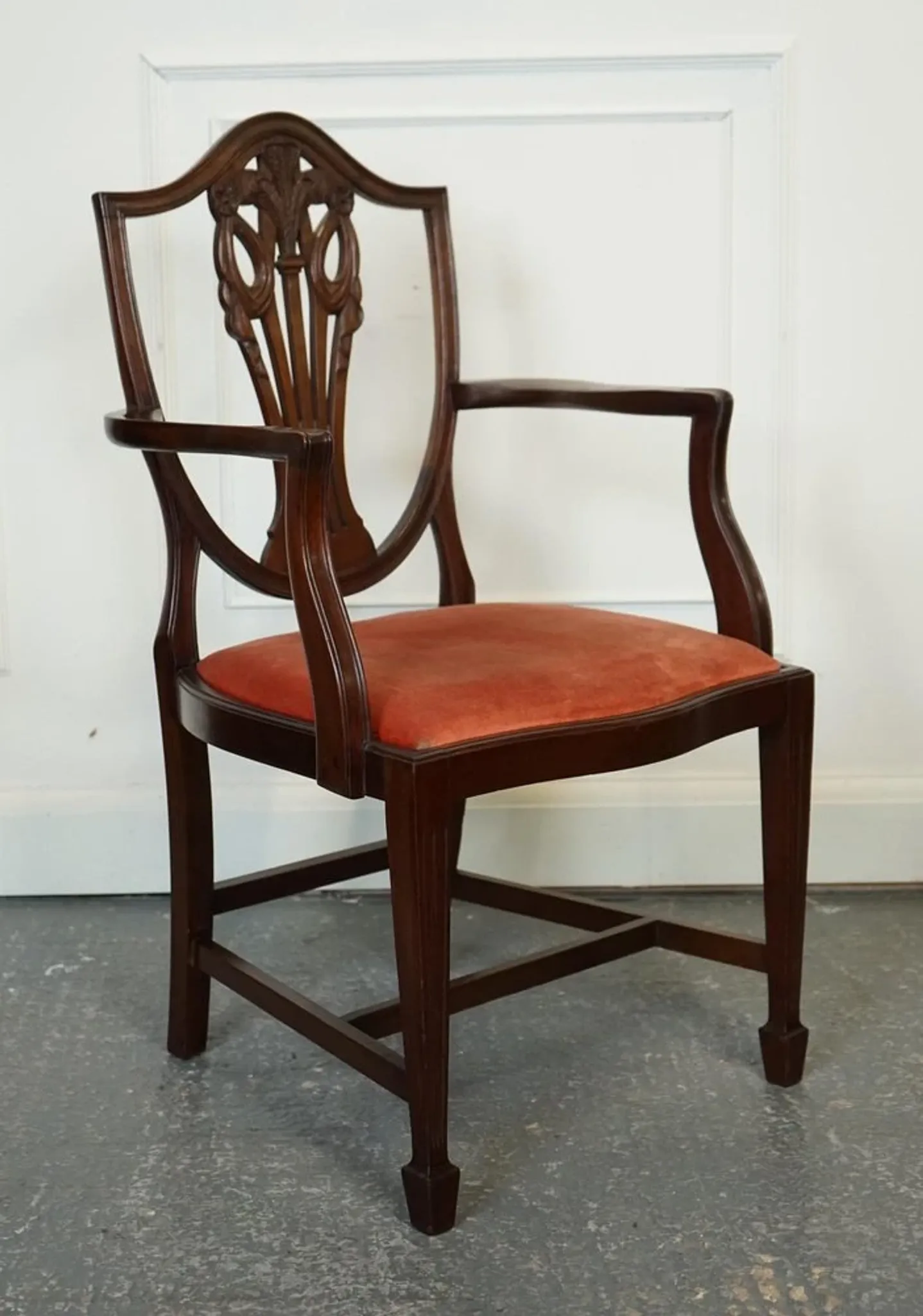 Victorian Hepplewhite Carver Chairs