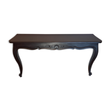 Console murale noire de style Louis XV