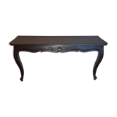 Louis XV-style black wall console
