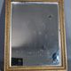 Old mirror style Louis XVI stucco wood, beveled ice 27x21 cm Good condition SB