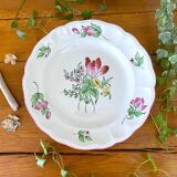 Grand plat ancien en faïence de LUNEVILLE K & G