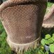 Paire de fauteuils crapaud