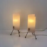 Pair of vintage tripod lamps, 1960s
