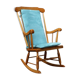 The 1970s vintage rocking chair