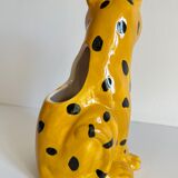 Pot leopard ceramic cache vintage