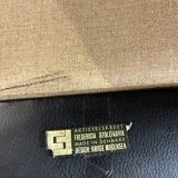 Borge Mogensen - 2-seater black leather sofa