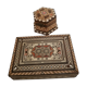 Lot de 2 coffrets oriental en marqueterie.