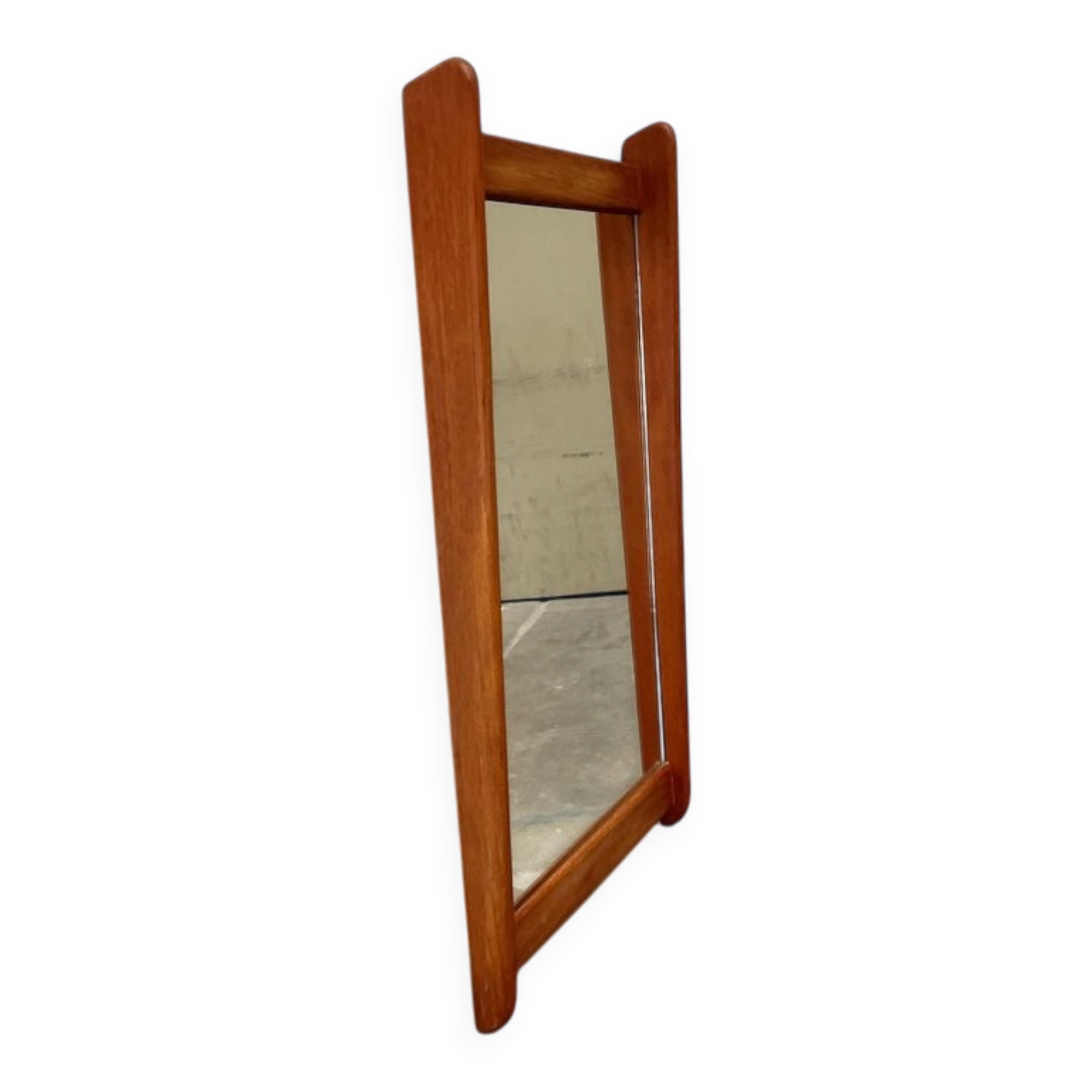 Teak mirror from the mid-century, 1960s
