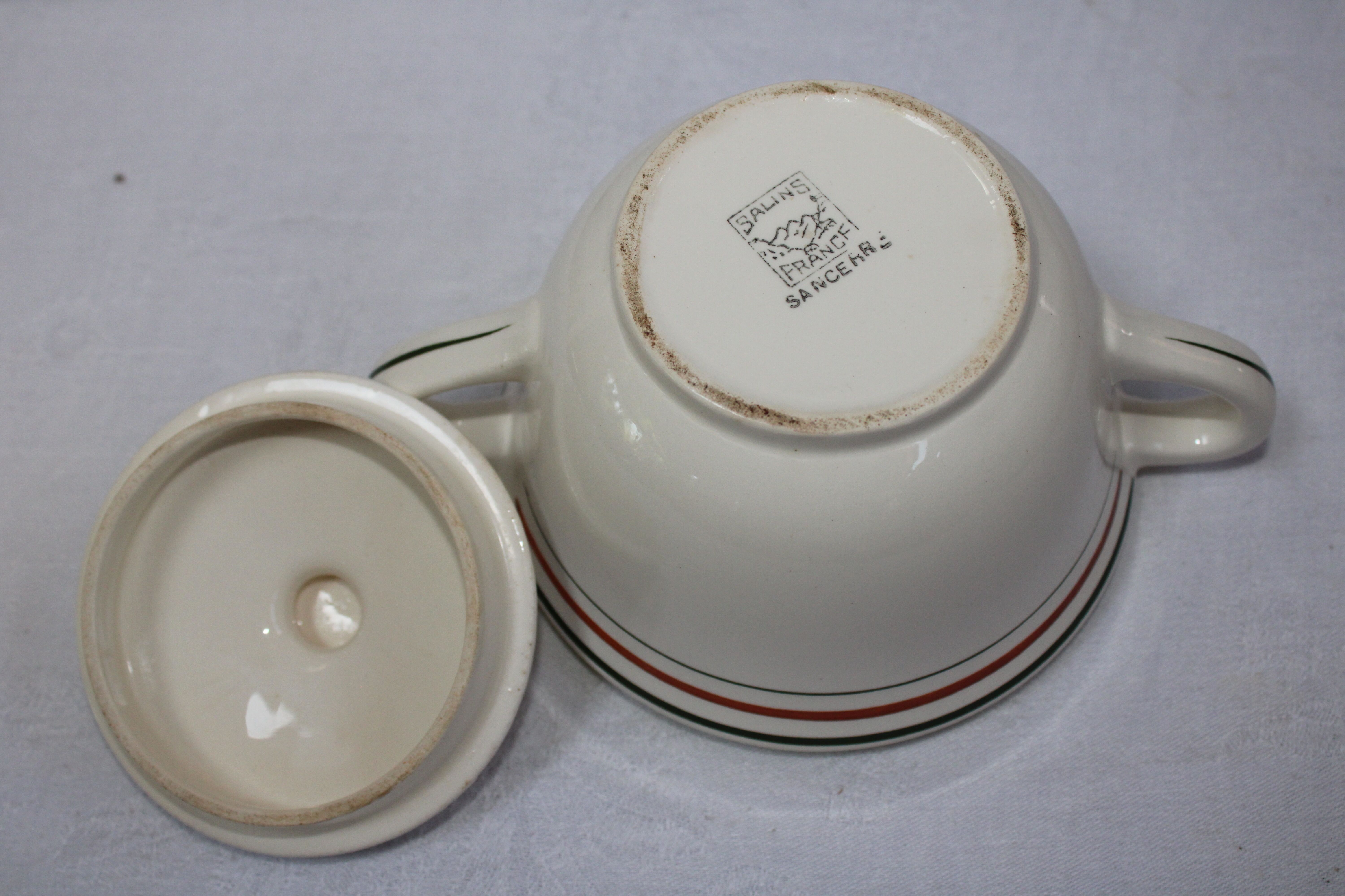 Sugar bowl Salins France model sancerre