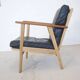 Danish mid-century teak & oak armchair, 1950s