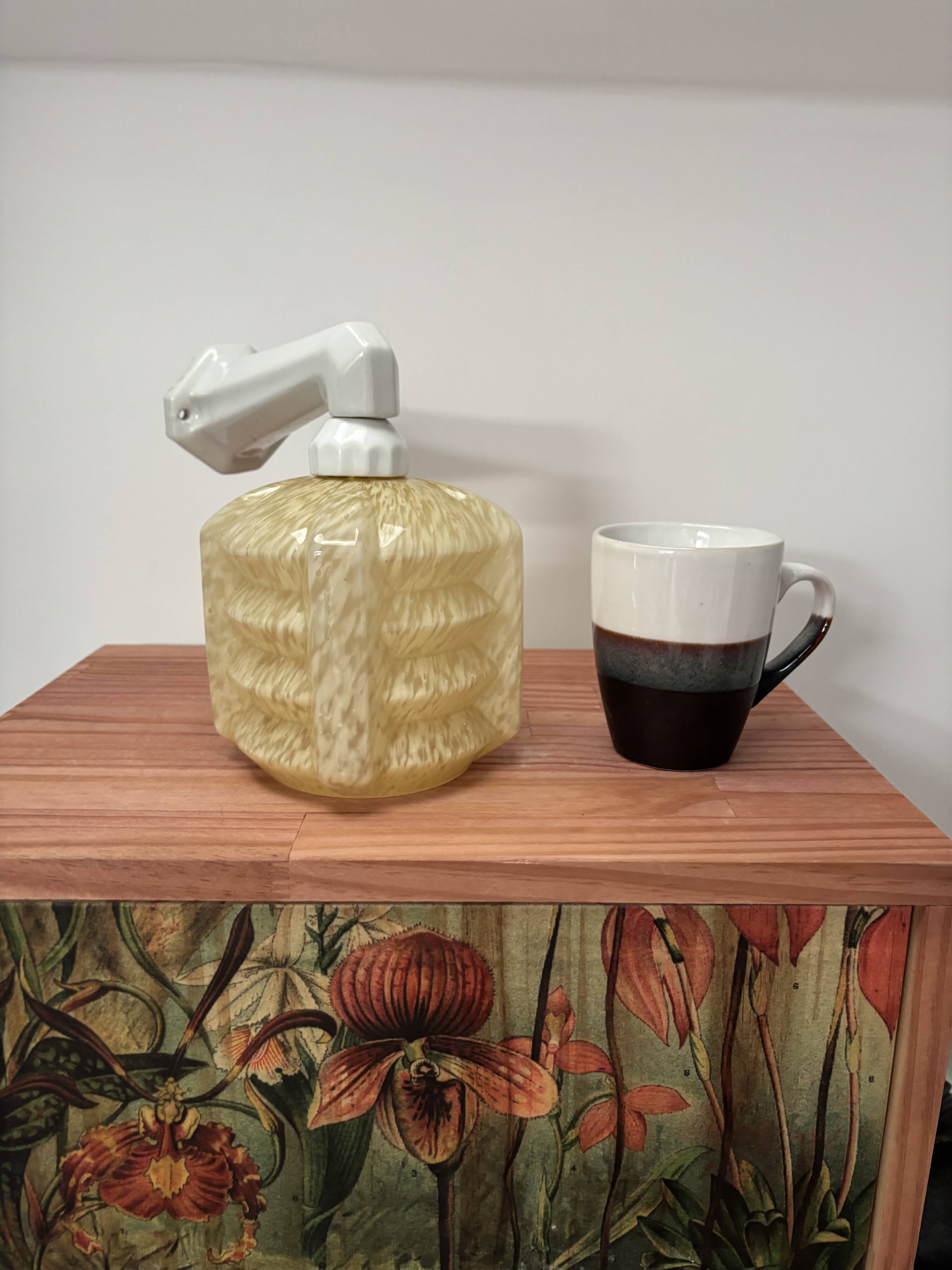 White porcelain wall light