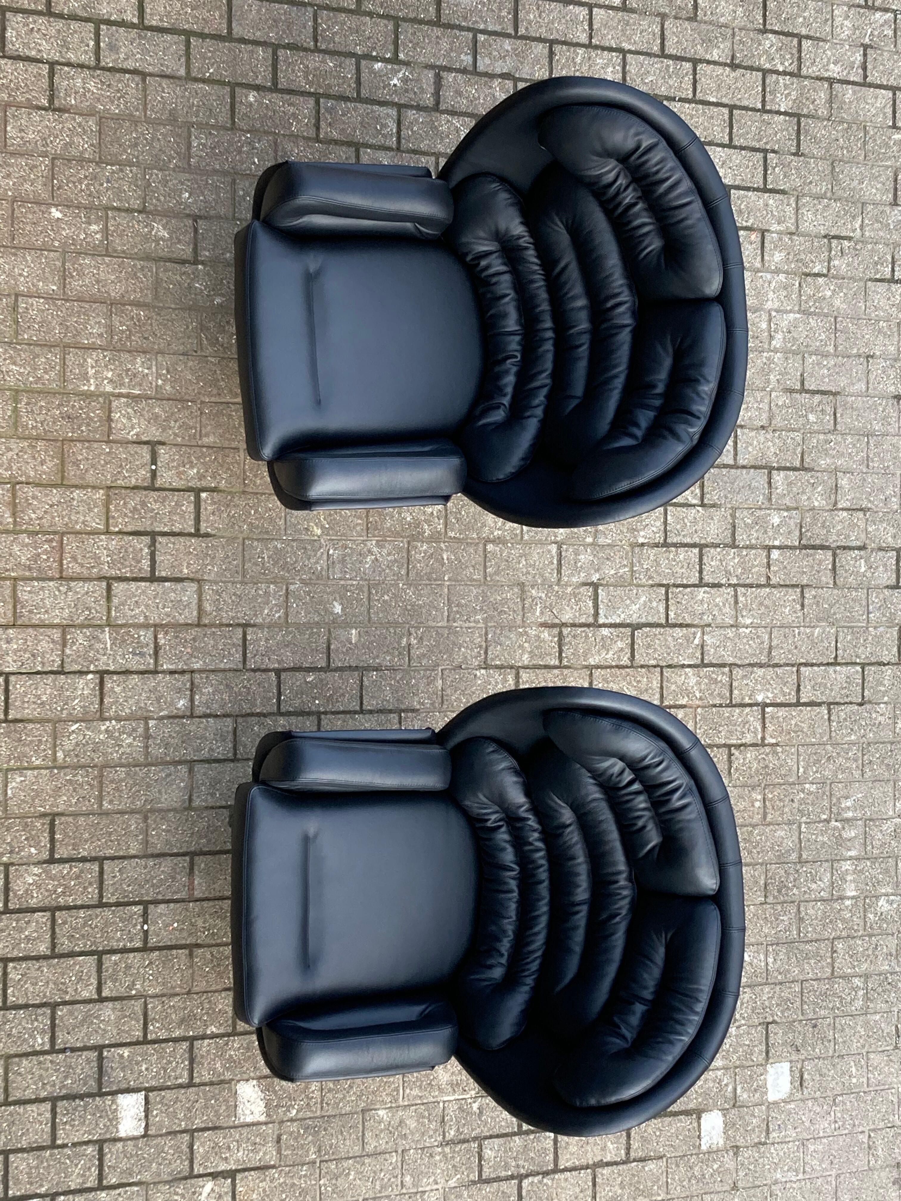 Joe Colombo Elda design armchair, Longhi edition