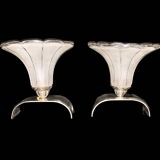 Pair of stylized Art Deco period lamps