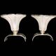 Paire de lampes stylisées d'époque Art déco