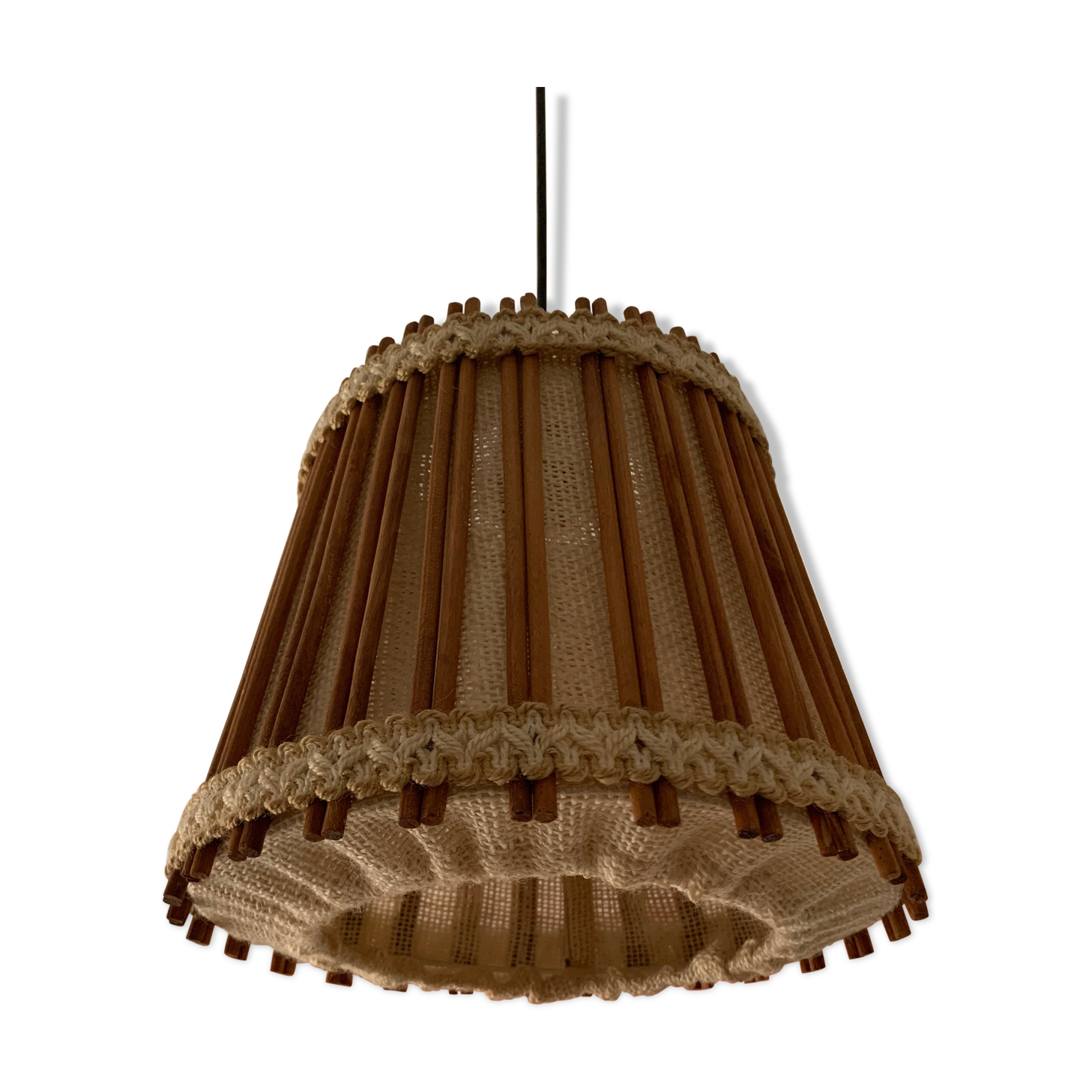 Brass and wool suspension