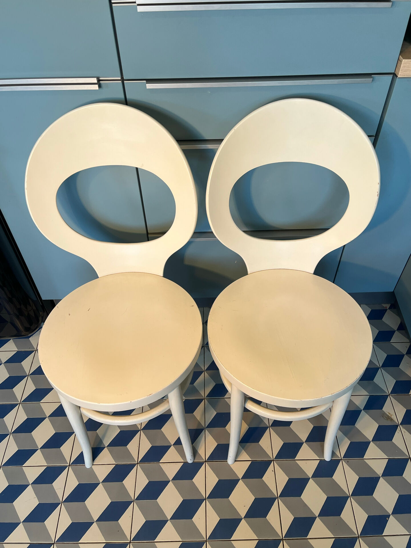 Pair of Baumann seagull chairs