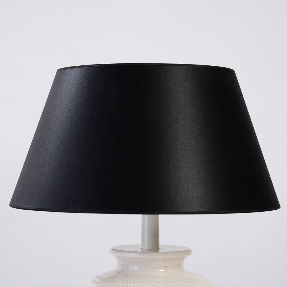 Bitossi table light white ceramic, 1970s