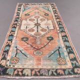 Turkish oushak rug 164x77 cm vintage carpet