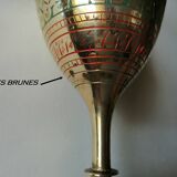 Antique gilded brass soliflore