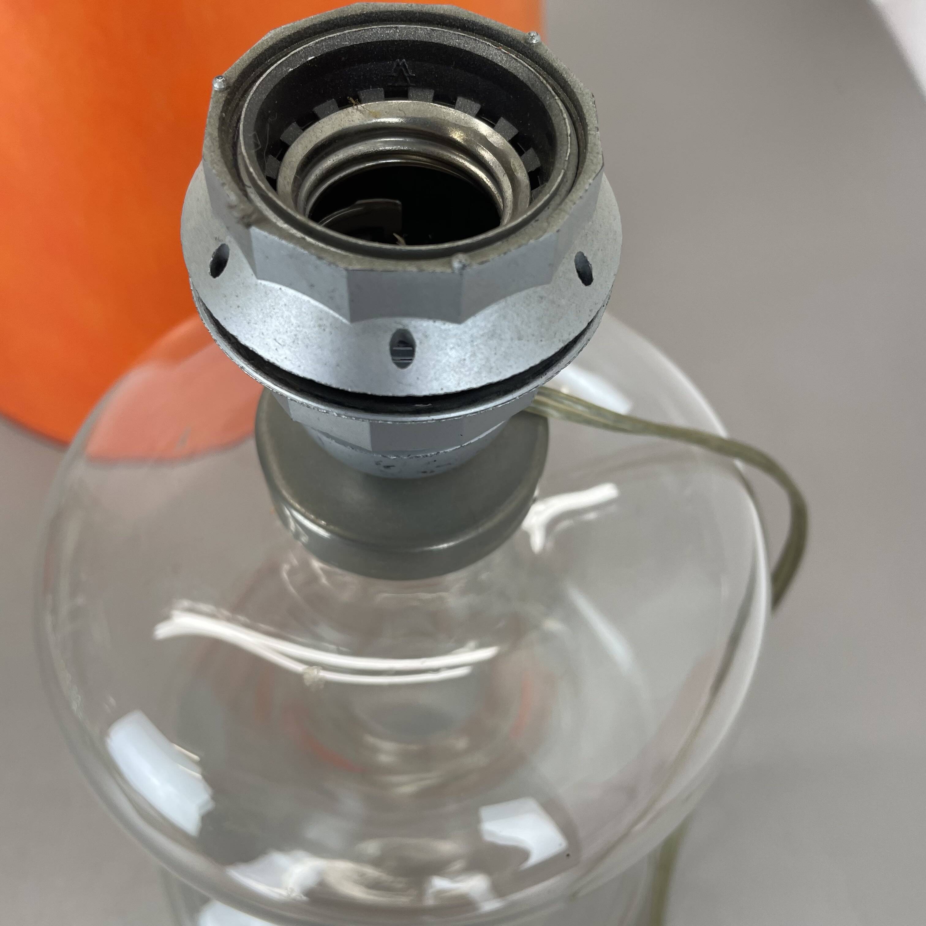 Modern Design M Lucid Glass Table Lamp Base ML 1 by Ingo Maurer, Germany, 1960s