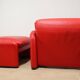Maralunga armchair and ottoman – Vico Magistretti for Cassina