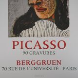 Pablo PICASSO: Portrait of a woman - Signed Lithograph, 1977