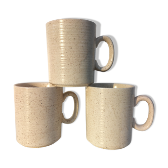 Trio of vintage English mugs