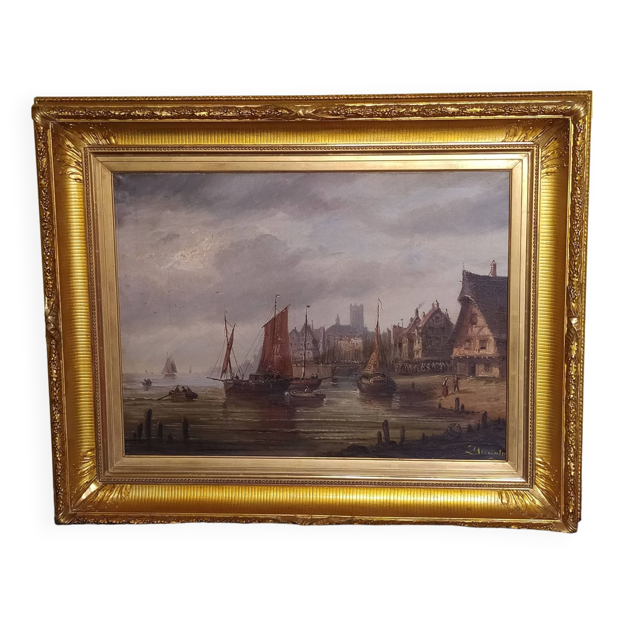 oil 1830 marine return from fishing