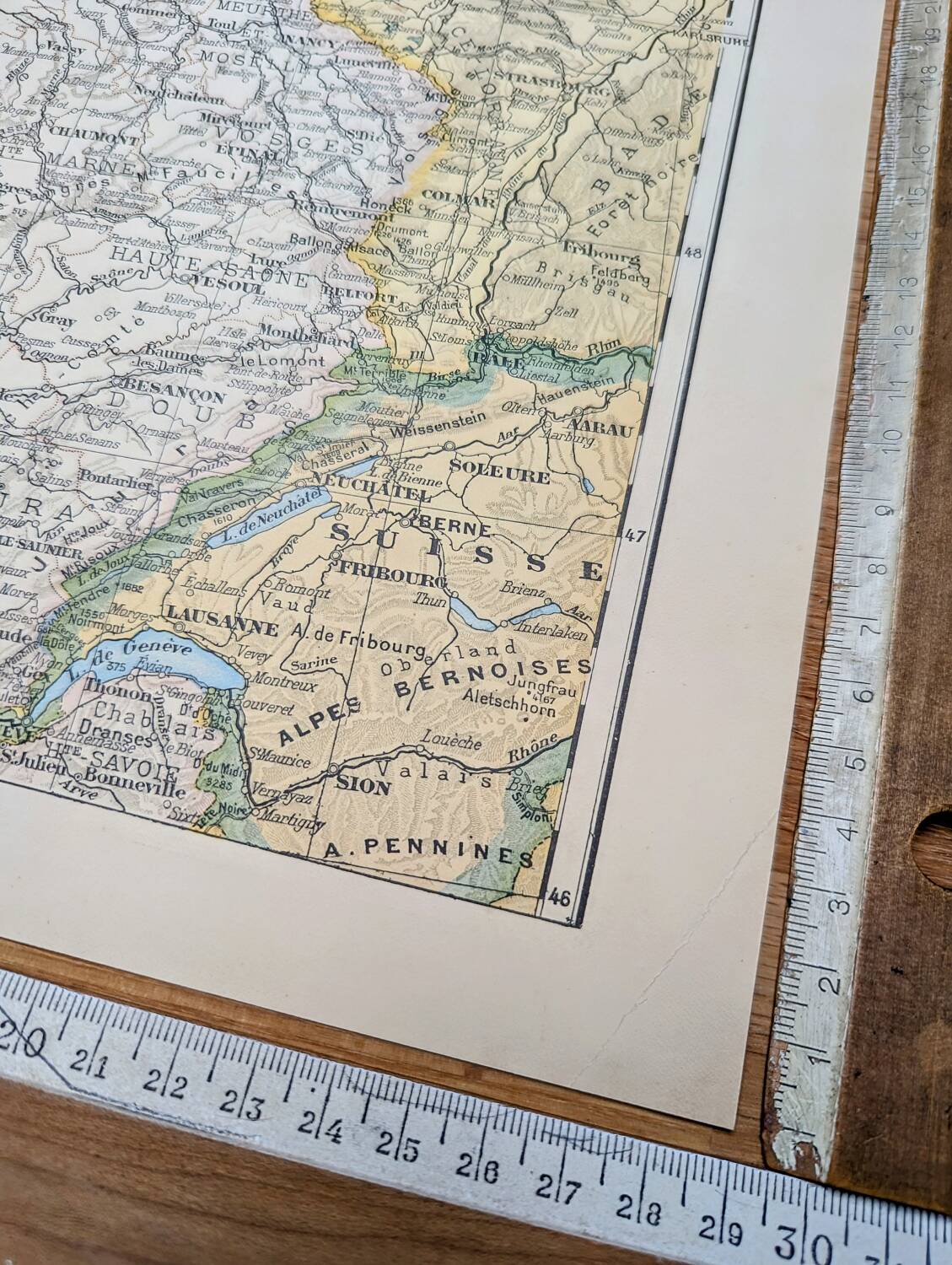 Printed in 1900, Northeast France.